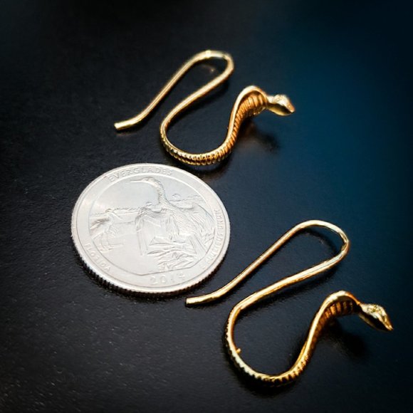 Snake Earrings - Picture 2 of 3